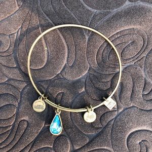 Alex & Ani Blue Birthstone Charm Bracelet